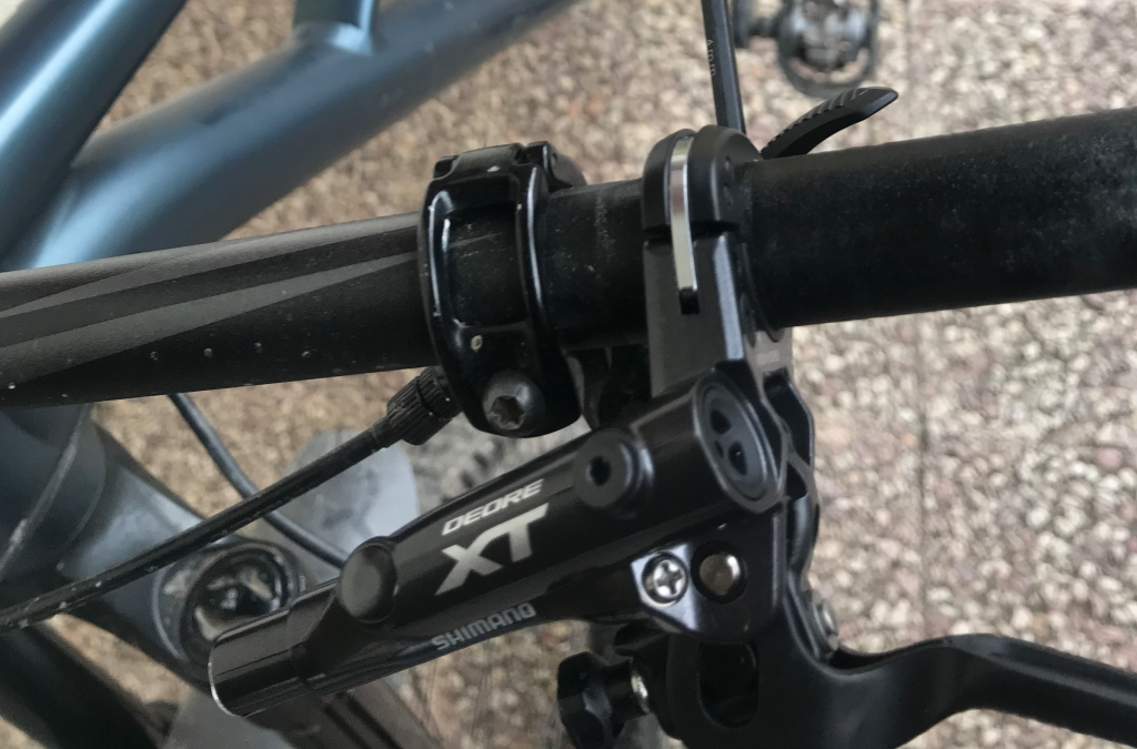 Replace shimano disk brake lever tutorial 4