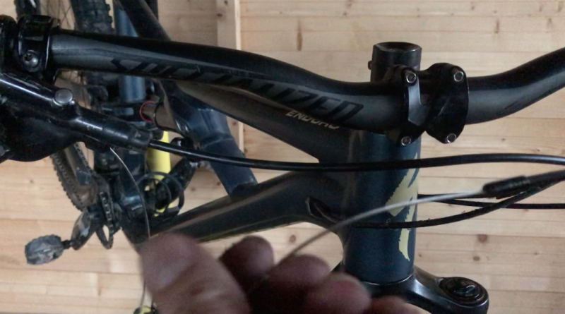 loose gear cable on bike