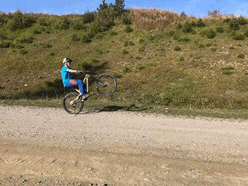 How To Wheelie A Mountain Bike - combine and practice
