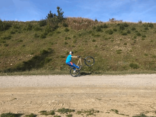 How To Wheelie A Mountain Bike - safe dismount