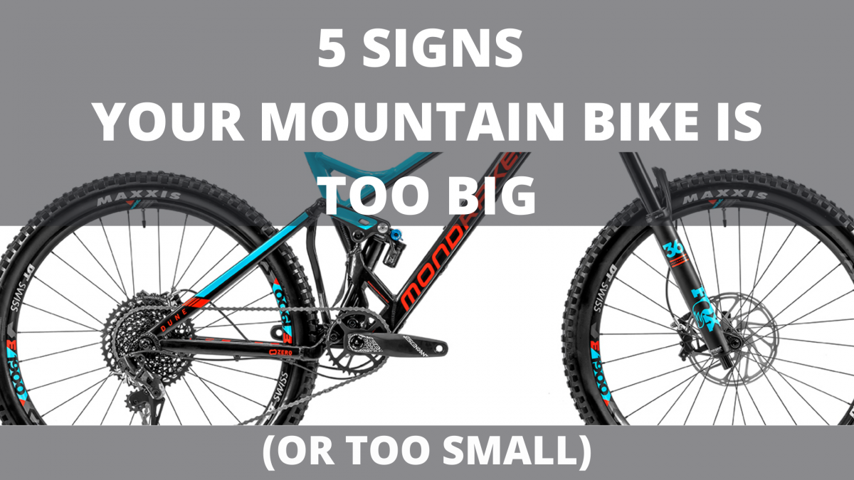 Wrijven Instrument Om toevlucht te zoeken 5 Signs Your Mountain Bike Is Too Big (Or Too Small) - Bike Faff