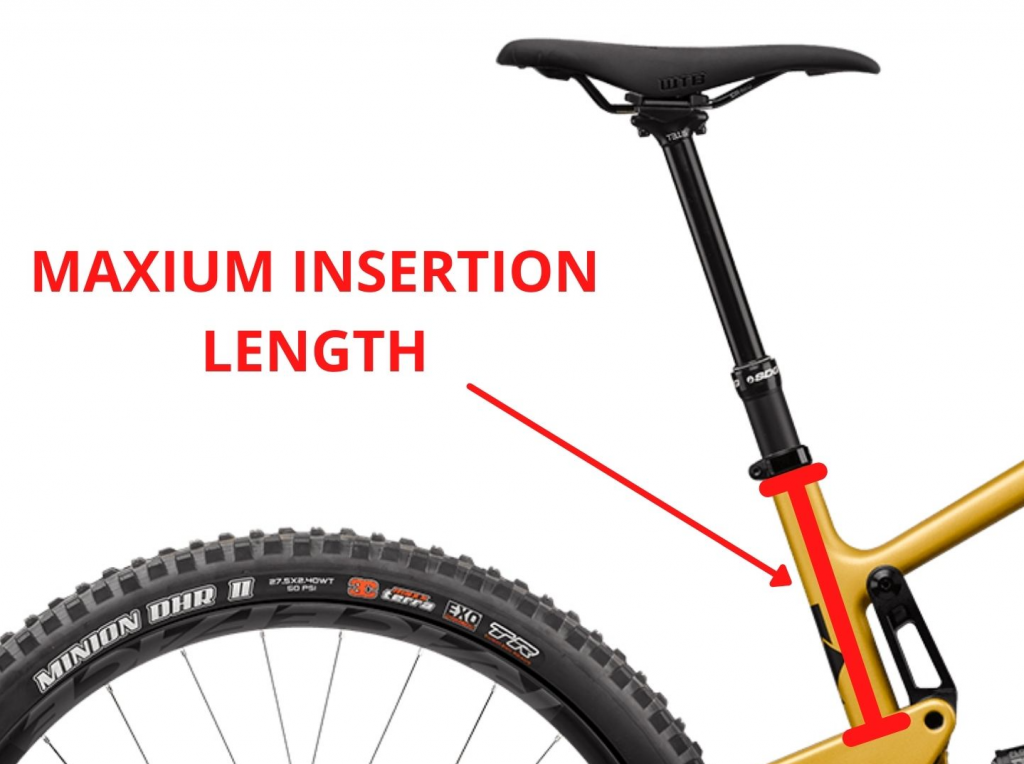 dropper maximum insertion length