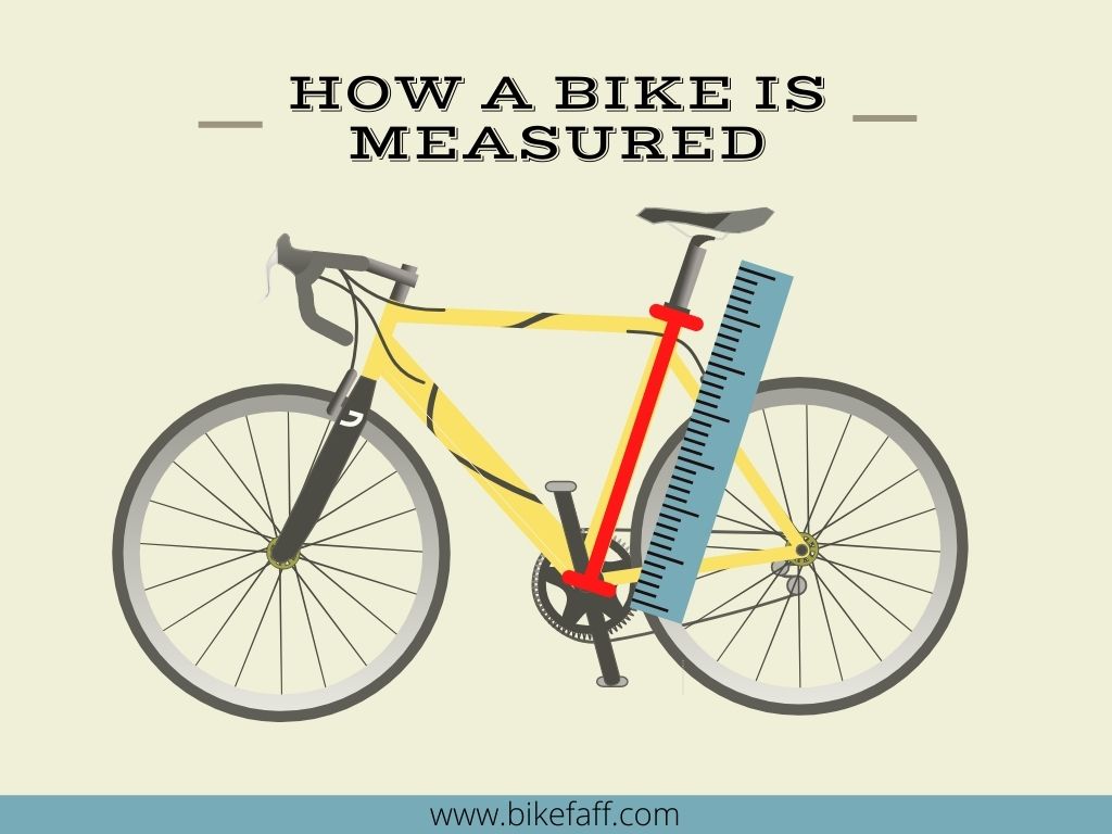 measuring a road bike frame