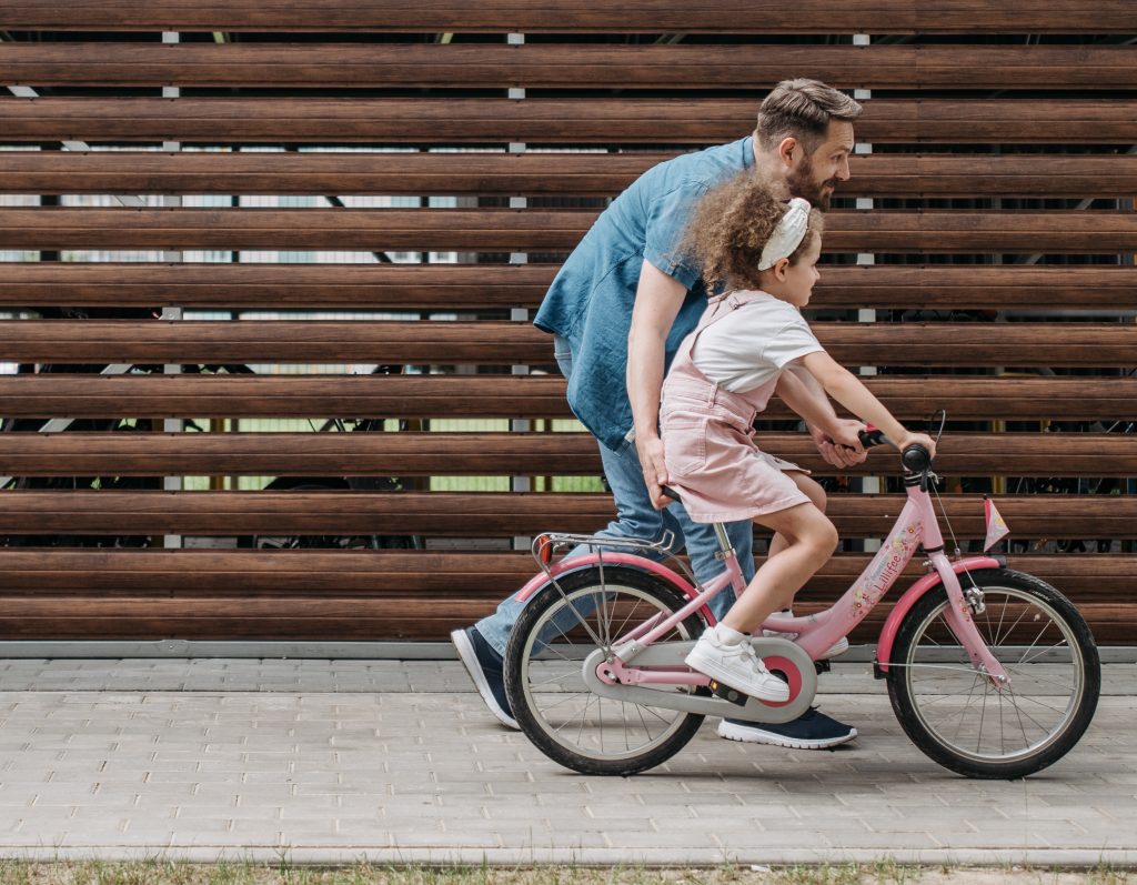 Child bike seat outlet height