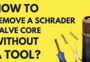 how to remove a schrader valve core without a tool